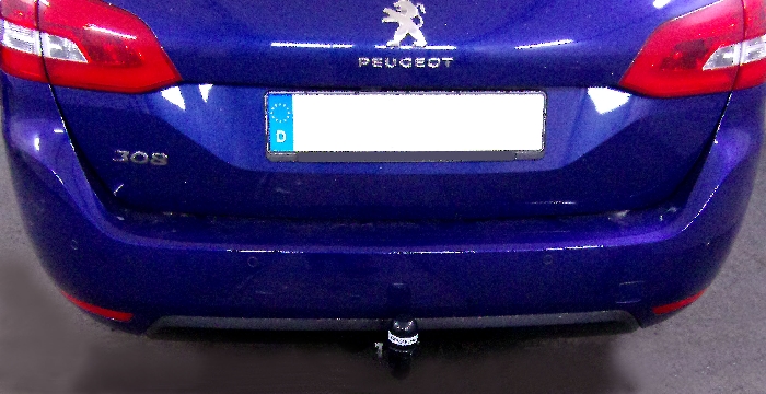 Anhängerkupplung für Peugeot-308 SW- Kombi, Baureihe 2018-2021 starr